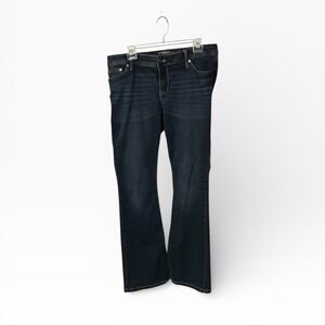 Torrid Luxe Slim Boot Jeans Womens 14T Blue Super Stretch Waist 34 Inches